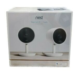 Nest Cam IQ Indoor Security Camera 2-Pack | 1080p HDR Wi‑Fi | White | NC3200US